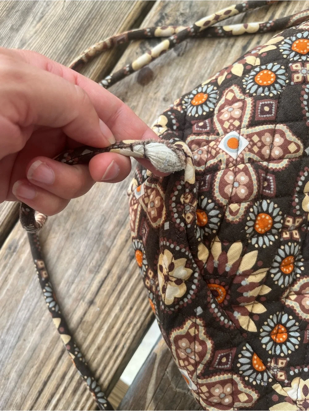 Vera Bradley quilted backpack
